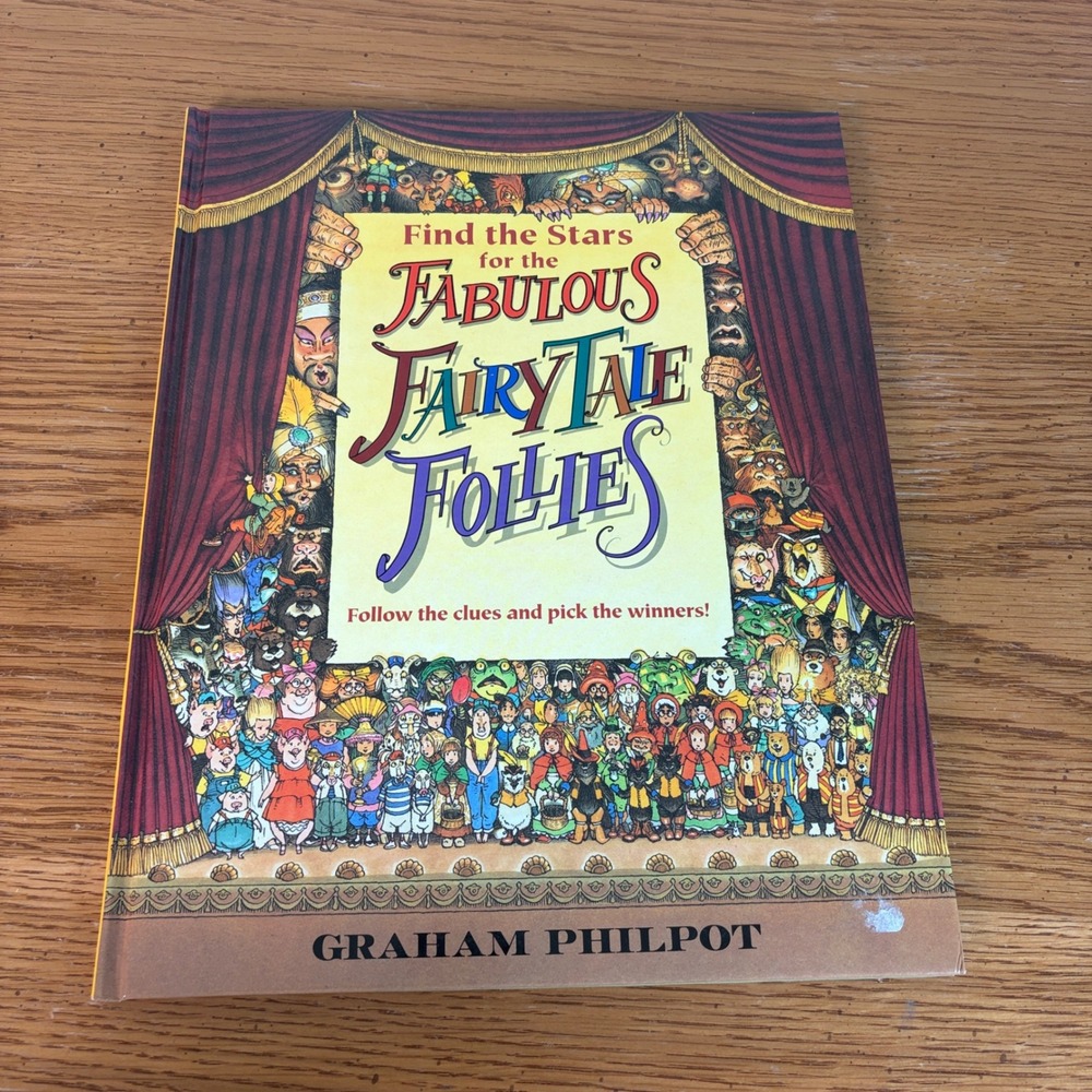 Fabulous Fairy Tale Follies Graham Philpot 1994 Hardcover Picture Puzzle Book